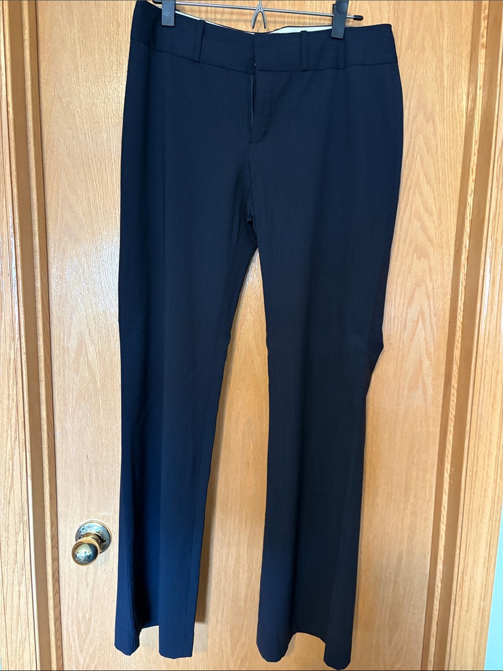 Classic Navy Dress Pants - Tailored Straight Leg